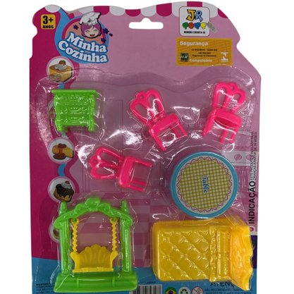 Conjunto Casinha Plástica Jr Toys