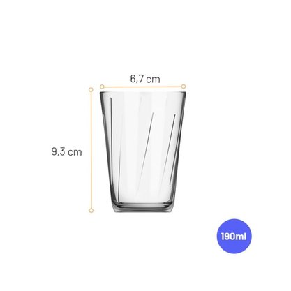 Conjunto Copo Amazon 190ml 6 Peças