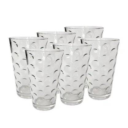Conjunto Copo de Vidro Vegas 340ml 3 Peças Transparente