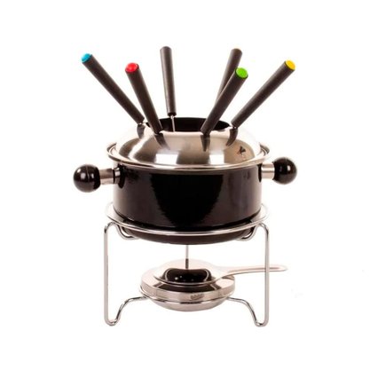 Conjunto Fondue Inox Com 10 Peças