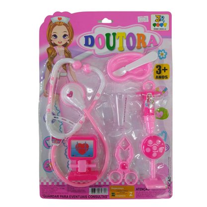 Conjunto Plástico Brinquedo Doutora Jr Toys