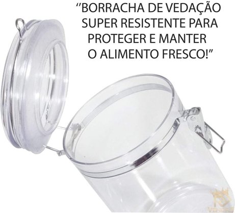 Conjunto Potes Herméticos 4 Peças