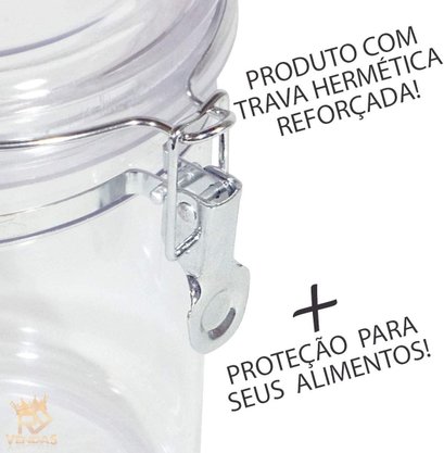 Conjunto Potes Herméticos 4 Peças