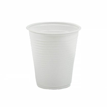 Pacote Copos Plásticos 180ml 100 Unidades Branco