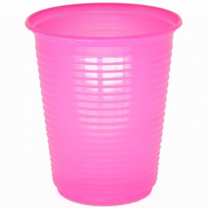 Copo Plástico 200ml 50 Unidades Rosa Pink
