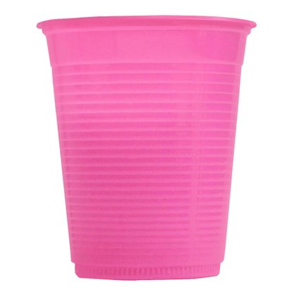Copo Plástico 200ml 50 Unidades Rosa Pink