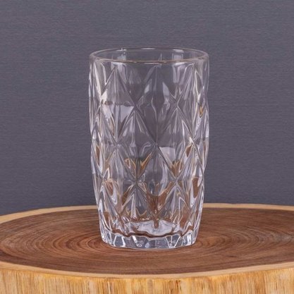 Copo Transparente Diamante Clear 350ml