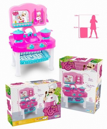 Cozinha De Brinquedo Mestre Cuca Com Fogão E Panelinhas