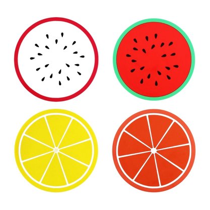 Descanso De Panela Silicone Frutas 