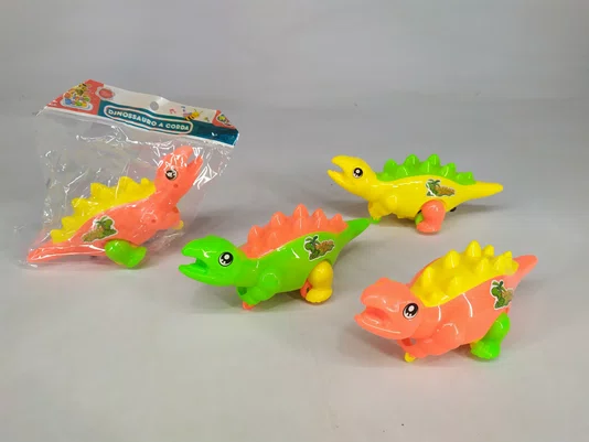 Dinossauro A Corda Com Luz Baby Estegossauro
