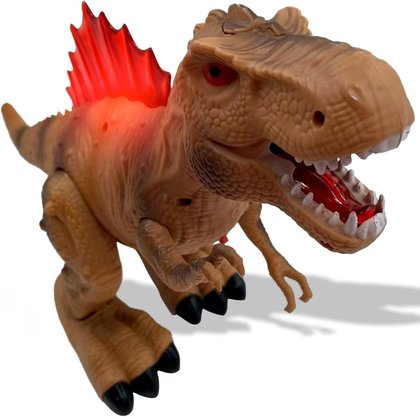 Dinossauro A Pilha Luz Som Vapor E Movimento Jr Toys