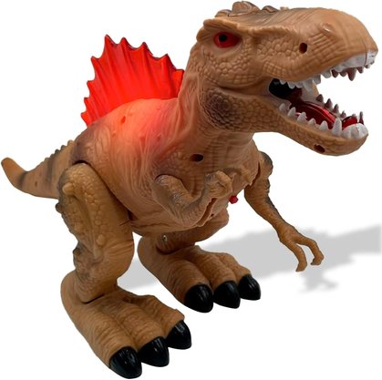 Dinossauro A Pilha Luz Som Vapor E Movimento Jr Toys