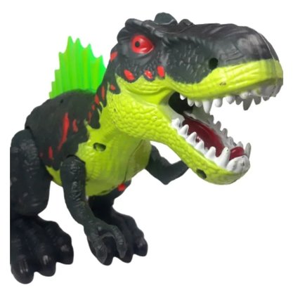 Dinossauro A Pilha Luz Som Vapor E Movimento Jr Toys