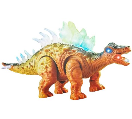 Dinossauro Estegossauro A Pilha Wellkids