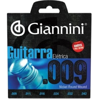 Encordoamento Para Guitarra 009-042 Giannini (Geegst 9)