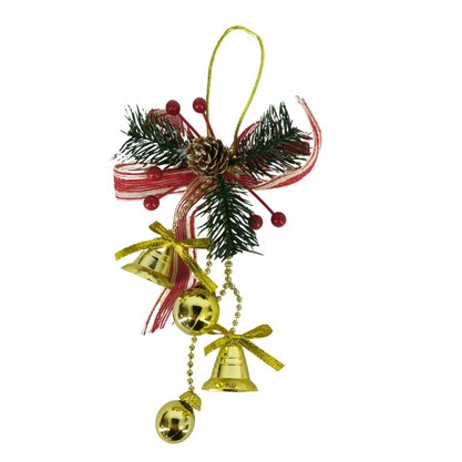 Enfeite De Pendurar Natal Sinos Laços Bolas