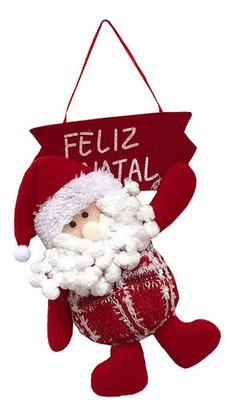 Enfeite De Porta Papai Noel Pendurado