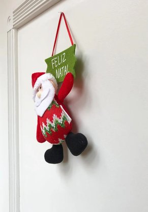 Enfeite De Porta Papai Noel Pendurado