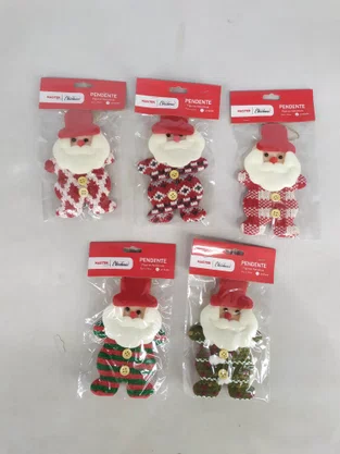 Enfeite Pendente De Natal Papai Noel 15 CM