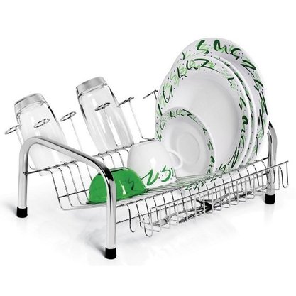 Escorredor De Louça Porta Copos Baronesa Cromado