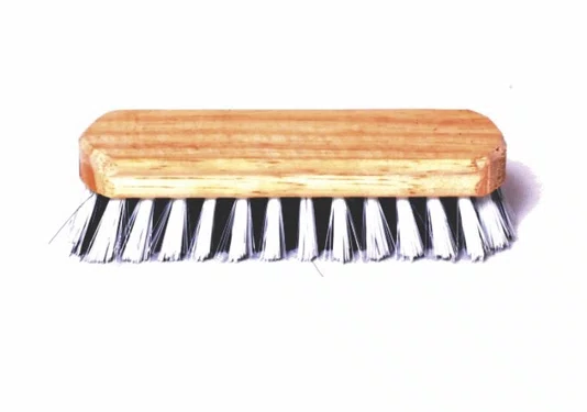 Escova De Madeira Retangular Para Limpar Roupa