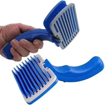 Escova Rasqueadeira Pet Auto Limpante
