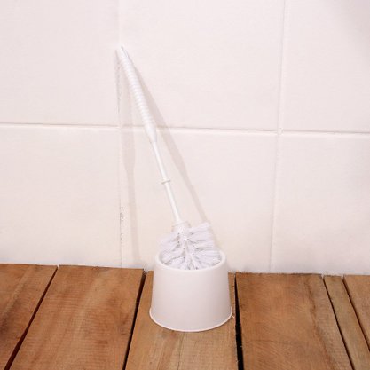 Escova Sanitária Plástica 35x10cm Branco