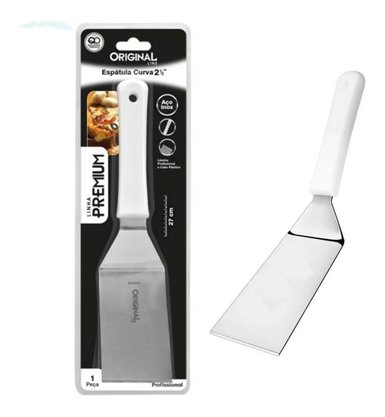 Espátula Curva 2,5'' Premium 27cm Branco