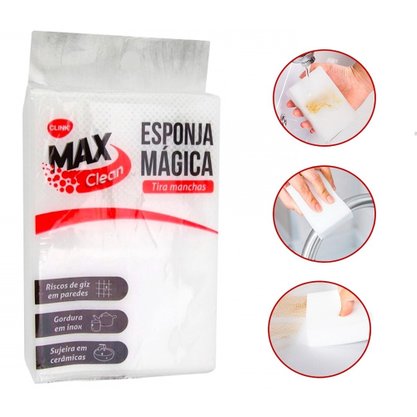 Esponja Mágica Melamina 10 x 6 x 2 cm