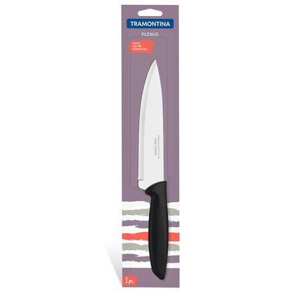 Faca Chef Inox 7 Plenus Preto Tramontina