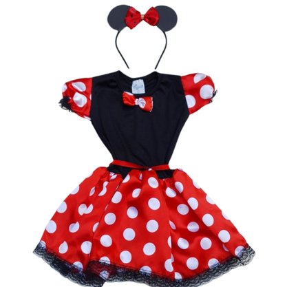Fantasia Infantil Menina Minnie