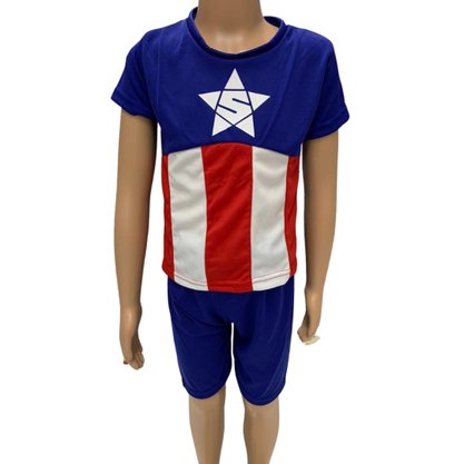 Fantasia Infantil Menino Capitão América