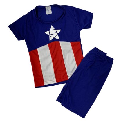 Fantasia Infantil Menino Capitão América