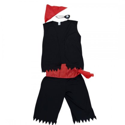 Fantasia Infantil Menino Pirata Com Acessórios