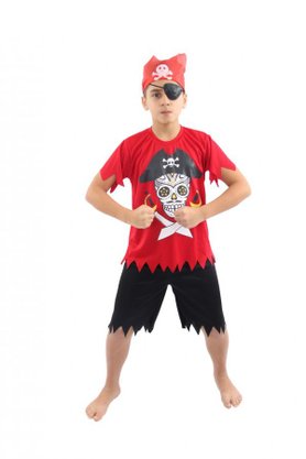 Fantasia Menino Infantil Pirata
