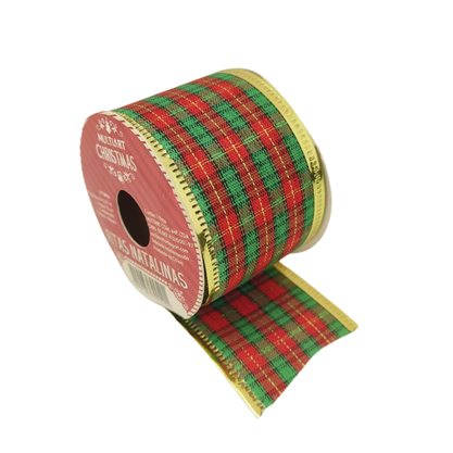 Fita Aramada Enfeite Decorativo Natal 2,77m x 5cm