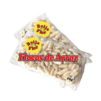 Flocos De Arroz Beija Flor 10g 50 Unidades