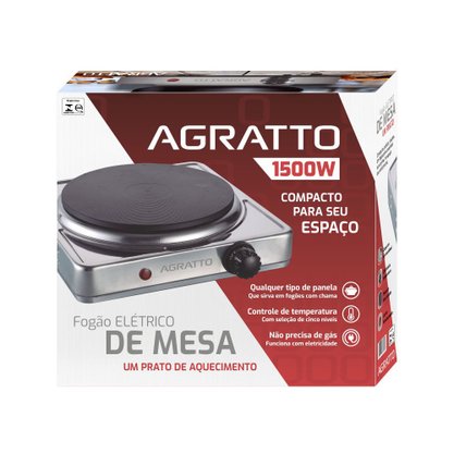 Fogão Elétrico De Mesa 1 Prato/Boca 220V