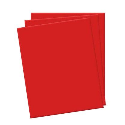 Folha E.V.A 40x60cm Vermelho Vivo