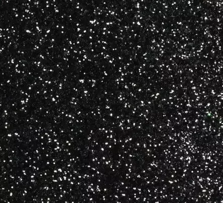 Folha E.V.A Glitter 40x60cm Preto Lyke