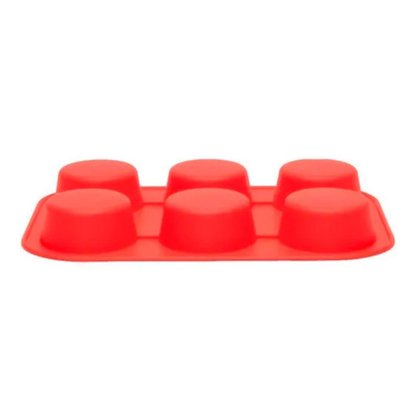 Forma De Silicone Cupcakes 6 Cavidades