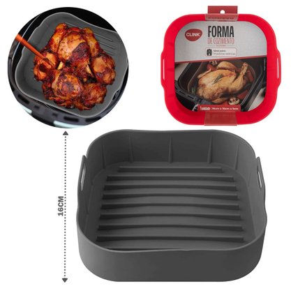 Forma Quadrada Fritadeira Elétrica