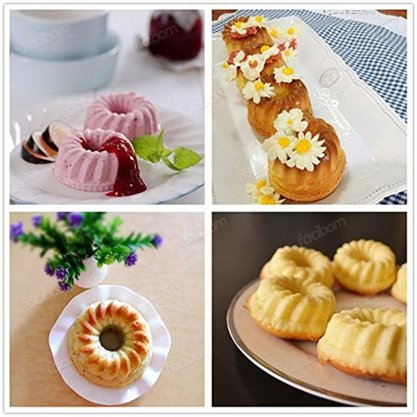 Forma Silicone Cupcakes 6 Peças 7cm