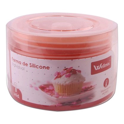 Forma Silicone Cupcakes 6 Peças 7cm
