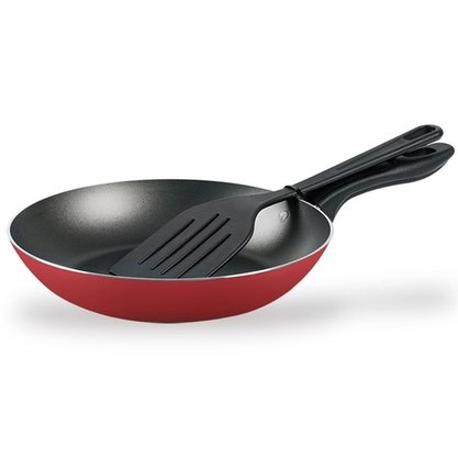 Frigideira 22cm Espátula Coimbra Vermelho Tramontina