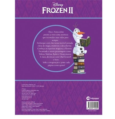 Livro Histórias Para Colorir Frozen 2