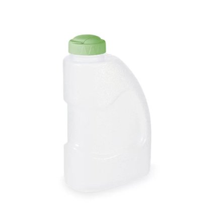Garrafa De Água Plástica Para Geladeira 1,6L Cor Verde Plasvale
