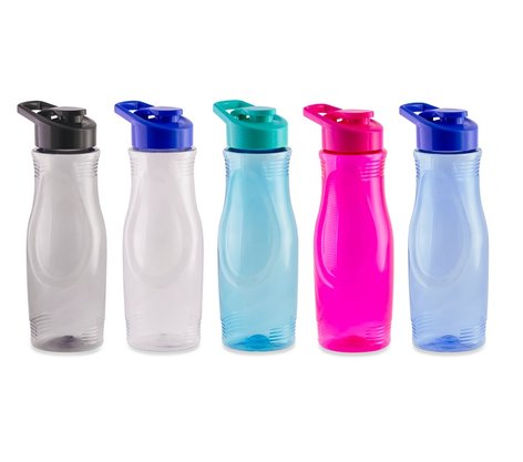 Garrafa Esportiva Fitness Plástico 1L