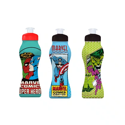 Garrafa Squeeze Sleeve Marvel Comics 450 ml