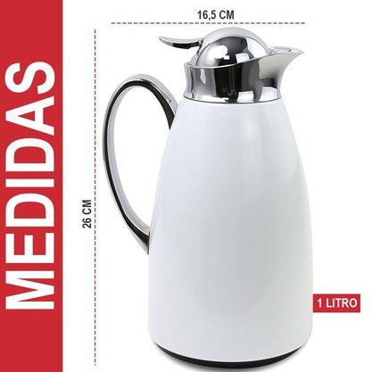 Garrafa Térmica Giovanna 1L Branco